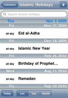  Islamic Calendar  